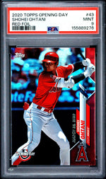 2020 Topps Opening Day Red Foil Shohei Ohtani #43 PSA 9