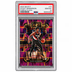 2023 Panini Select Purple Flash Scoot Henderson #77 /175 PSA 10