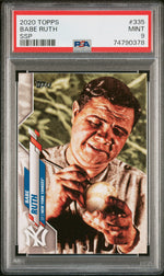 2020 Topps Base Set Photo Variation Babe Ruth #335B PSA 9