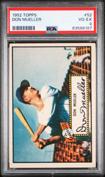 1952 Topps Don Mueller #52 PSA 4