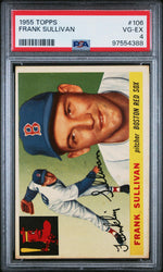 1955 Topps Frank Sullivan #106 PSA 4