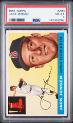 1955 Topps Jackie Jensen #200 PSA 4