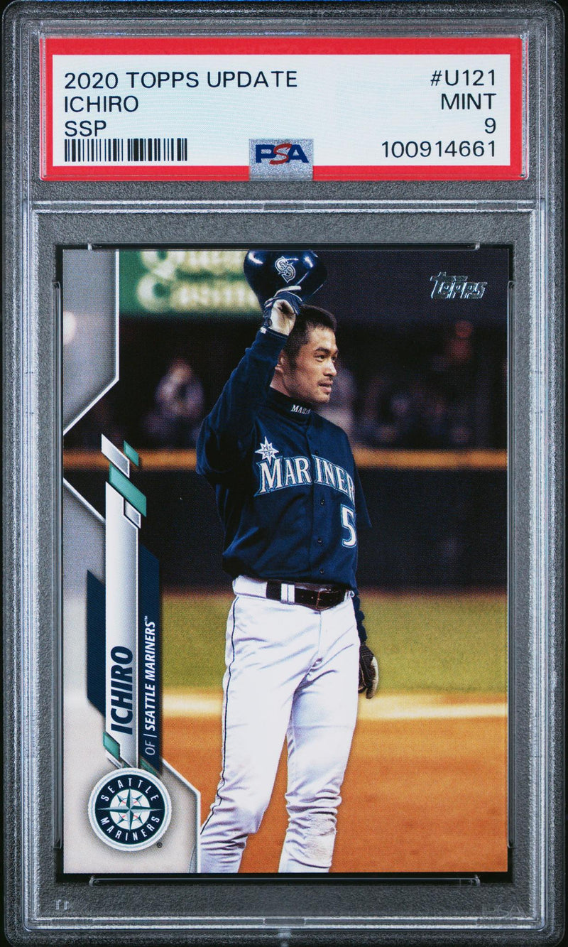 2020 Topps Update Ichiro #U121 SSP PSA 9
