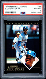 1992 Fleer All-Star Ken Griffey Jr. #23 /23 PSA 8
