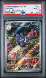 2024 Pokemon Scarlet and Violet Paldean Fates Illustration Rare Wugtrio #224 PSA 10