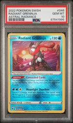 2022 Pokemon Sword and Shield Astral Radiance Radiant Greninja #46 PSA 10