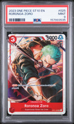 2023 Gathering of the Three Captains English Roronoa Zoro #OP01-025 PSA 9