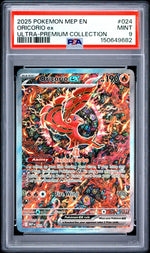 2025 Pokemon Mega Evolution Mega Charizard X Ex Black Star Promo Ultra Premium Collection Oricorio Ex #024 PSA 9