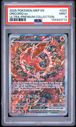 2025 Pokemon Mega Evolution Mega Charizard X Ex Black Star Promo Ultra Premium Collection Oricorio Ex #024 PSA 9