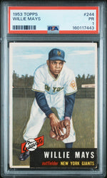 1953 Topps Willie Mays #244 PSA 1