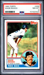 1983 Topps Wade Boggs #498 PSA 8