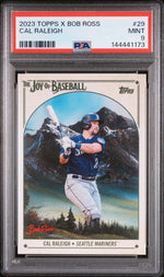 2023 X Bob Ross the Joy of Baseball Cal Raleigh #29 PSA 9
