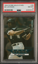 1994 Score Gold Stars Bo Jackson #35 PSA 8