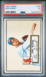 1952 Topps Ken Wood #139 PSA 3