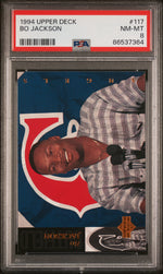 1994 Upper Deck Autographs Bo Jackson #117 PSA 8