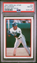 1990 Topps Glossy Send-Ins Bo Jackson #44 PSA 8