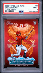 2025 Panini Three and Two Downtown Dylan Crews #11 PSA 9