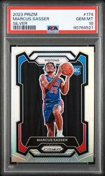 2023 Panini Prizm Silver Prizm Marcus Sasser #174 PSA 10