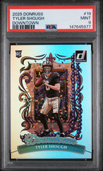 2025 Panini Donruss Downtown Tyler Shough #19 PSA 9