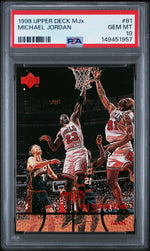 1998 Upper Deck Mjx Timepieces Michael Jordan #81 PSA 10