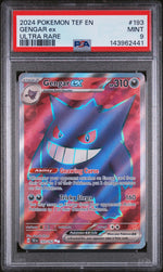 2024 Pokemon Scarlet and Violet Temporal Forces Ultra Rare Gengar Ex #193 PSA 9
