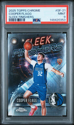 2025 Topps Chrome Sleek Finishers Cooper Flagg #SF-21 PSA 9