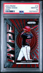 2024 Panini Prizm Hype James Wood #19 PSA 10
