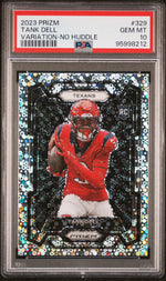 2023 Panini Prizm Variation-No Huddle Tank Dell #329 PSA 10