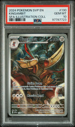 2024 Pokemon Scarlet and Violet Black Star Promo Shrouded Fable Illustration Collection Kingambit #130 PSA 10