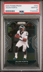 2020 Panini Prizm Jalen Hurts #343A PSA 10