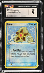 2005 EX Deoxys #77/107 Staryu CGC 9