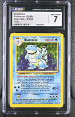 1999 Base Set #2/102 Blastoise Holo CGC 7