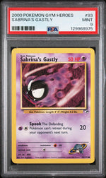 2000 Pokemon Gym Heroes Sabrina's Gastly #93 PSA 9