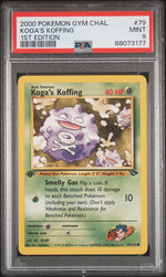 2000 Pokemon Gym Challenge 1st Edition Koga's Koffing #79 PSA 9