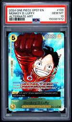 2024 One Piece 500 Years In the Future Alternate Art Monkey D. Luffy #OP07109 PSA 10