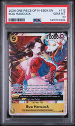 2026 One Piece the Azure Sea's Seven Boa Hancock #OP14-112 PSA 10