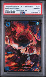 2026 One Piece the Azure Sea's Seven Special Alternate Art Edward Weevil #EB01023 PSA 10
