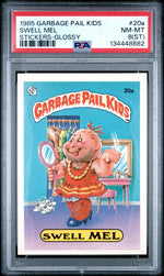 1985 Garbage Pail Kids Matte Back Swell Mel #20a PSA 8