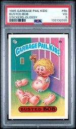 1985 Series 1 English Glossy (Back) Busted Bob #6b PSA 3
