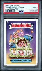 2025 Topps Garbage Pail Kids Promo Psa Magazine Happy Arnie Versary PSA 9