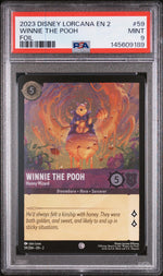 2023 Disney Lorcana En 2-Rise of the Floodborn Foil Winnie the Pooh #59 /204 PSA 9