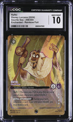 2024 Lorcana #208/204 Rafiki Enchanted CGC 10