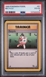 1999 Pokemon Fossil Recycle #61 PSA 4