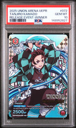 2025 Union Arena Uepr-Promos Release Event-Winner Tanjiro Kamado #072 PSA 10
