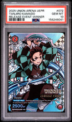 2025 Union Arena TCG Demon Slayer Kimetsu No Yaiba Release Event Tanjiro Kamado #UEPRKMY1072 PSA 10