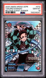 2025 Union Arena TCG Demon Slayer Kimetsu No Yaiba Release Event Tanjiro Kamado #UEPRKMY1072 PSA 10