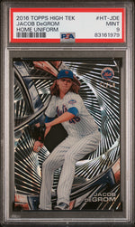 2016 Topps High Tek Home Uniform Jacob Degrom #HT-JDE /50 PSA 9