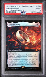 2023 Magic the Gathering Lord of the Rings Tales of Middle-Earth Extended Art Foil the One Ring #380 PSA 9