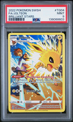 2022 Pokemon Sword and Shield Brilliant Stars Trainers Gallery Jolteon #TG04 PSA 9