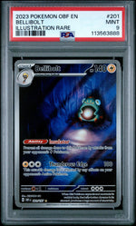 2023 Pokemon Scarlet and Violet Obsidian Flames Illustration Rare Bellibolt #201 PSA 9